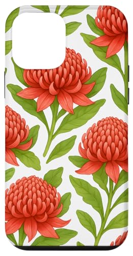 Cute Flower Waratah Floral Hülle für iPhone 12 mini Cute Flower Waratah Floral Hülle für iPhone 12 mini von Miyu Case Wave