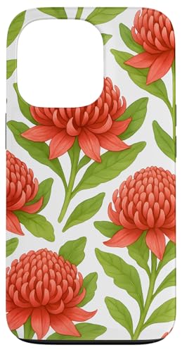 Cute Flower Waratah Floral Hülle für iPhone 13 Pro Cute Flower Waratah Floral Hülle für iPhone 13 Pro von Miyu Case Wave