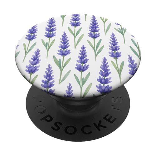 Lavender Flower PopSockets Klebender PopGrip Lavender Flower PopSockets Klebender PopGrip von Miyu Case Wave