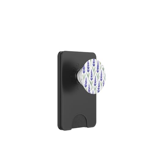 Lavender Flower PopSockets PopWallet für MagSafe Lavender Flower PopSockets PopWallet für MagSafe von Miyu Case Wave
