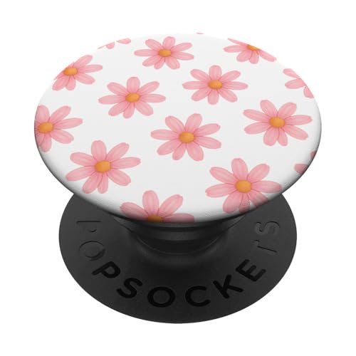 Pink Daisy Flower PopSockets Klebender PopGrip Pink Daisy Flower PopSockets Klebender PopGrip von Miyu Case Wave