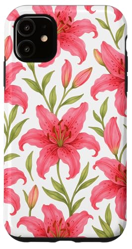 Pink Lily Flower Hülle für iPhone 11 Pink Lily Flower Hülle für iPhone 11 von Miyu Case Wave