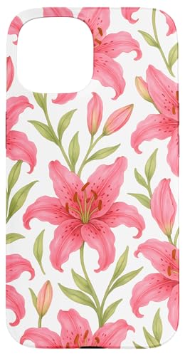 Pink Lily Flower Hülle für iPhone 15 Pink Lily Flower Hülle für iPhone 15 von Miyu Case Wave