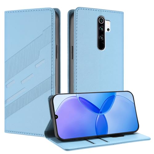 Mldjomid Handyhülle für Xiaomi Redmi Note 8 Pro PU Lederhülle Hülle Xiao Mi Note8 Pro Klapphülle mit Magnetisch Kartenfach Ständer Schutzhülle für Red Mi Note 8Pro Flip Phone Case Cover, Hellblau Mldjomid Handyhülle für Xiaomi Redmi Note 8 Pro PU Lederhülle Hülle Xiao Mi Note8 Pro Klapphülle mit Magnetisch Kartenfach Ständer Schutzhülle für Red Mi Note 8Pro Flip Phone Case Cover, Hellblau von Mldjomid