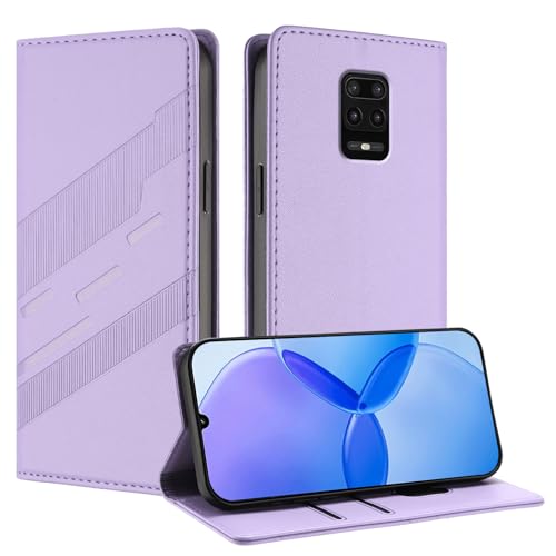 Mldjomid Handyhülle für Xiaomi Redmi Note 9 Pro 4G/Note 9S 4G/Note 9 Pro Max 4G/Note 10 Lite/Poco M2 Pro PU Lederhülle Klapphülle mit Magnetisch Kartenfach Ständer Schutzhülle Flip Case, Hellviolett Mldjomid Handyhülle für Xiaomi Redmi Note 9 Pro 4G/Note 9S 4G/Note 9 Pro Max 4G/Note 10 Lite/Poco M2 Pro PU Lederhülle Klapphülle mit Magnetisch Kartenfach Ständer Schutzhülle Flip Case, Hellviolett von Mldjomid