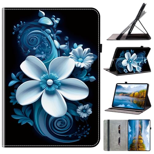 Mldjomid Hülle für Huawei Mediapad M5 Lite 10 PU Leder Flip Tablet Schutzhülle mit Ständer Kartenschlitz Stifthalter Cover Case für Huawei MediaPad M5 lite/ C5 10.1 Zoll 2018 (Orchidee) von Mldjomid