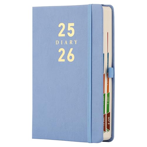 Mljtoyo MljtoyoTerminplaner 2025-2026, A5 Tagesplaner 2025-2026,Seite pro Tag, Hardcover, Stifthalter,Blue Mljtoyo MljtoyoTerminplaner 2025-2026, A5 Tagesplaner 2025-2026,Seite pro Tag, Hardcover, Stifthalter,Blue von Mljtoyo