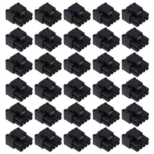 30PCS Push In 8pin (6 + 2pin) Draht Stecker ABS Material Für Grafikkarte GPU Netzteil Kabel Hülse PC Computer Grafikkarte GPU Kabel Entfernung Und Einfügen Push In 8pin (6 + 2pin) Draht Stecker von Mllepjdh