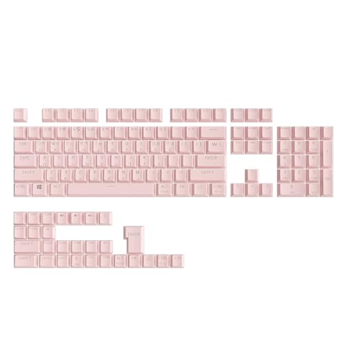 Koreanisches durchscheinendes Tastenkappen-Set OEM-Tastenkappen mit Haltbarkeits-Sublimationsdruck für 61/64/68/87/108-Tastatur Koreanisches durchscheinendes Tastenkappen-Set OEM-Tastenkappen mit Haltbarkeits-Sublimationsdruck für 61/64/68/87/108-Tastatur von Mllepjdh