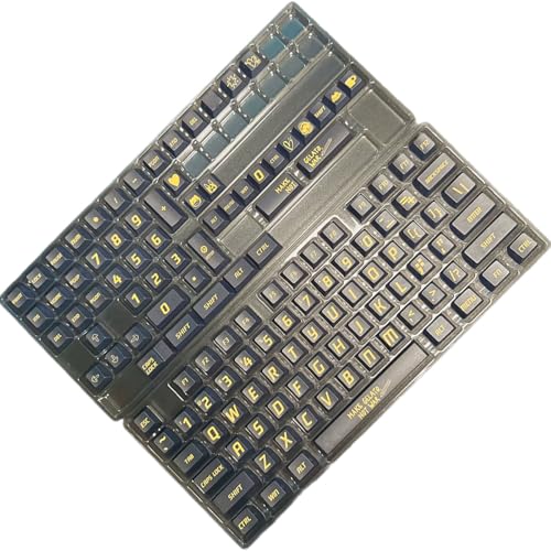 Mllepjdh 130pcs Schwarze Tastaturkaps Wärme Subbett Tastaturkaps Eingestellt Für Die Dekoration Der Mechanischen Tastaturen Und Verbessert Die Typisierung von Mllepjdh