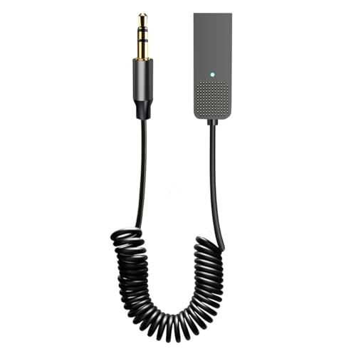 Mllepjdh Audio-Empfänger, USB-Adapter für Auto und Zuhause, mit Freisprechfunktion und langem Batteriebetrieb Mllepjdh Audio-Empfänger, USB-Adapter für Auto und Zuhause, mit Freisprechfunktion und langem Batteriebetrieb von Mllepjdh