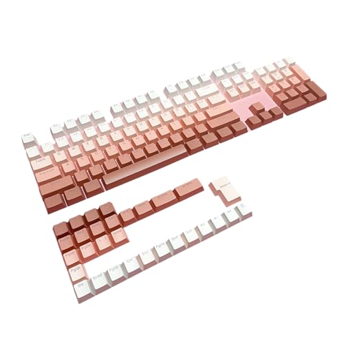 Mllepjdh Ergonomische Tastenkappen, OEM-Höhe für 61/64/68/75/87/98/104/108 MX mechanische Tastaturen Tastenkappe für Schreibspieler Mllepjdh Ergonomische Tastenkappen, OEM-Höhe für 61/64/68/75/87/98/104/108 MX mechanische Tastaturen Tastenkappe für Schreibspieler von Mllepjdh