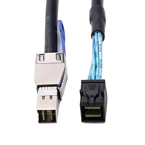 Mllepjdh Externes Kabel SFF8643 auf SFF8644 Kabel HD36PIN 12 Gbit/s SAS3.0 Festplatten-Server Datensynchronisationskabel für PC Mllepjdh Externes Kabel SFF8643 auf SFF8644 Kabel HD36PIN 12 Gbit/s SAS3.0 Festplatten-Server Datensynchronisationskabel für PC von Mllepjdh