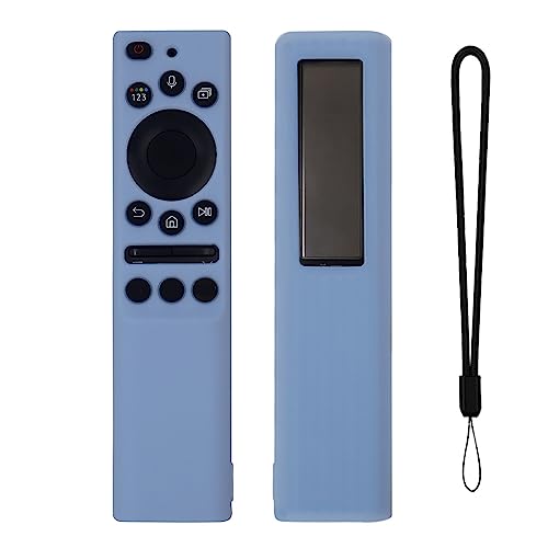 Mllepjdh Silikon-Fernbedienungsschutzhülle für Smart BN59-01357F, staubdichte Fernbedienung, Schutzhülle, Silikon-Abdeckung, Aufbewahrung, transparent, rechteckig, Controller, Abdeckung, quadratisch von Mllepjdh