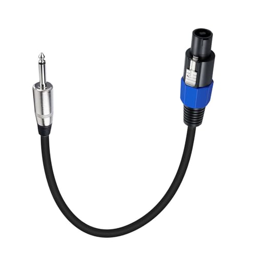 Mllepjdh Speakon Auf 1/4 6 35mm Adapter Stecker Kabel Stecker Auf 1/4 Zoll Stecker Mono Stecker Twist Lock Kabel Adapter Für Lautsprecher Mllepjdh Speakon Auf 1/4 6 35mm Adapter Stecker Kabel Stecker Auf 1/4 Zoll Stecker Mono Stecker Twist Lock Kabel Adapter Für Lautsprecher von Mllepjdh