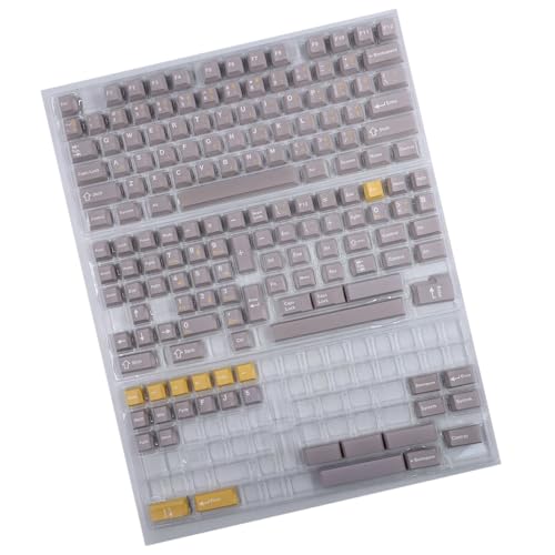 Mllepjdh Tastenkappen-Set mit 166 Tasten zum Anpassen mechanischer Tastaturen, Haltbarkeit, ABS für personalisierte Touches, Ersatz-Tastenkappen Mllepjdh Tastenkappen-Set mit 166 Tasten zum Anpassen mechanischer Tastaturen, Haltbarkeit, ABS für personalisierte Touches, Ersatz-Tastenkappen von Mllepjdh