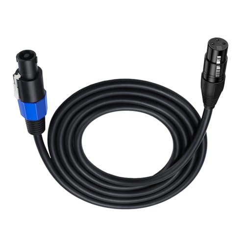 SpeakOn auf XLR-Kabel, Speak-On-Stecker auf 3-polige XLR-Buchse, Verlängerungskabel, Bühnenmikrofon, 3-poliger Anschlussadapter SpeakOn auf XLR-Kabel, Speak-On-Stecker auf 3-polige XLR-Buchse, Verlängerungskabel, Bühnenmikrofon, 3-poliger Anschlussadapter von Mllepjdh