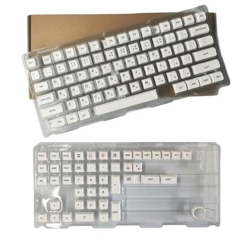 XDA Sublimations-Tastenkappen mit 120 Tasten, minimalistisch, weiß, für mechanische Tastaturen, Russisch, Koreanisch, Englisch, Japanisch XDA Sublimations-Tastenkappen mit 120 Tasten, minimalistisch, weiß, für mechanische Tastaturen, Russisch, Koreanisch, Englisch, Japanisch von Mllepjdh