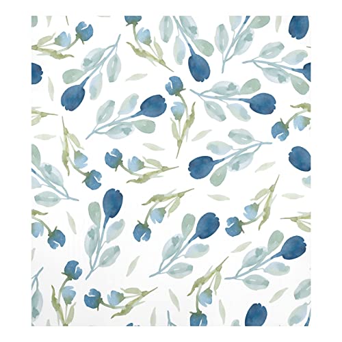 Magnetische Geschirrspüler-Abdeckung, dekorative Kühlschranktür, 58,4 x 66 cm, Aquarellblau, Blumen und Blätter Magnetische Geschirrspüler-Abdeckung, dekorative Kühlschranktür, 58,4 x 66 cm, Aquarellblau, Blumen und Blätter von Mnsruu