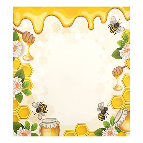 Magnetische Geschirrspüler-Abdeckung, dekorative Kühlschranktür, 58,4 x 66 cm, Bienen, Honigblumen und Wabene, DUWER69 Magnetische Geschirrspüler-Abdeckung, dekorative Kühlschranktür, 58,4 x 66 cm, Bienen, Honigblumen und Wabene, DUWER69 von Mnsruu