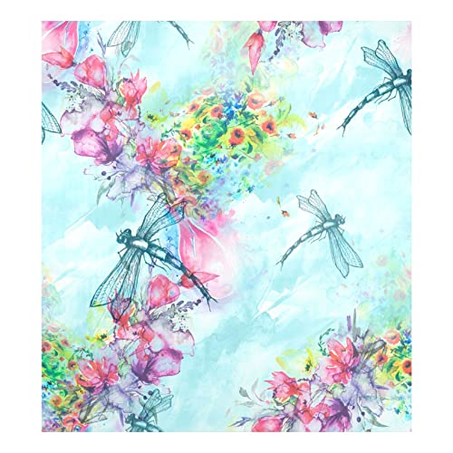Magnetische Geschirrspüler-Abdeckung, dekorative Kühlschranktür, 58,4 x 66 cm, Blumen Libelle Magnetische Geschirrspüler-Abdeckung, dekorative Kühlschranktür, 58,4 x 66 cm, Blumen Libelle von Mnsruu