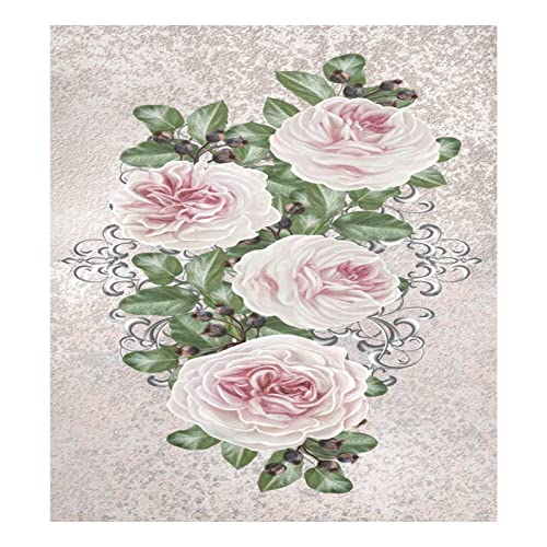 Magnetische Geschirrspüler-Abdeckung, dekorative Kühlschranktür, 58,4 x 66 cm, Blumengirlande mit rosa Kamelien Magnetische Geschirrspüler-Abdeckung, dekorative Kühlschranktür, 58,4 x 66 cm, Blumengirlande mit rosa Kamelien von Mnsruu