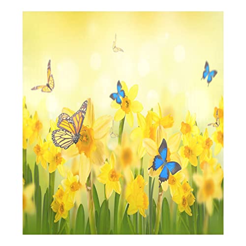 Magnetische Geschirrspüler-Abdeckung, dekorative Kühlschranktür, 58,4 x 66 cm, Frühlingsblumen und Schmetterling Magnetische Geschirrspüler-Abdeckung, dekorative Kühlschranktür, 58,4 x 66 cm, Frühlingsblumen und Schmetterling von Mnsruu