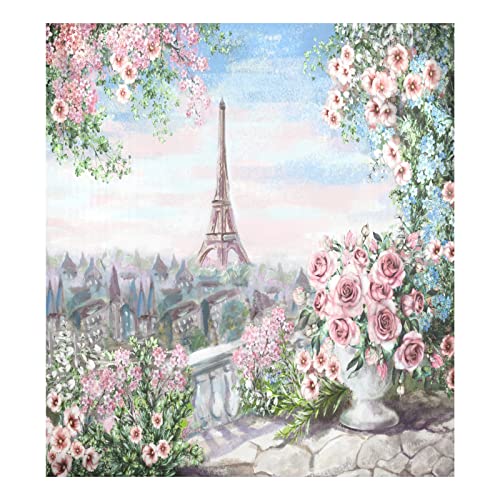 Magnetische Geschirrspüler-Abdeckung, dekorative Kühlschranktür, 58,4 x 66 cm, Paris-Landschaftsblume Magnetische Geschirrspüler-Abdeckung, dekorative Kühlschranktür, 58,4 x 66 cm, Paris-Landschaftsblume von Mnsruu