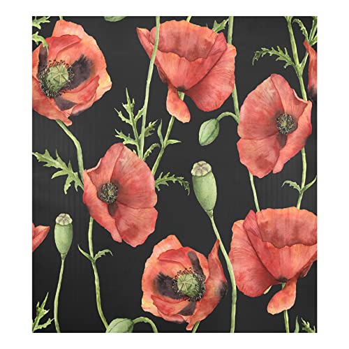 Magnetische Geschirrspüler-Abdeckung, dekorative Kühlschranktür, 58,4 x 66 cm, rote Mohnblumen, Blumen Magnetische Geschirrspüler-Abdeckung, dekorative Kühlschranktür, 58,4 x 66 cm, rote Mohnblumen, Blumen von Mnsruu