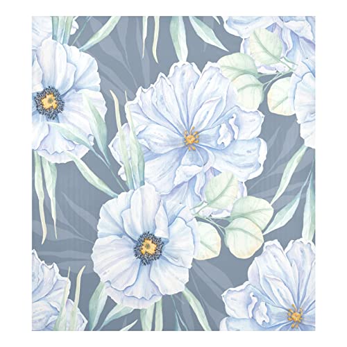Magnetische Geschirrspüler-Abdeckung, dekorative Kühlschranktür, 58,4 x 66 cm, weiße Blumenkunst Magnetische Geschirrspüler-Abdeckung, dekorative Kühlschranktür, 58,4 x 66 cm, weiße Blumenkunst von Mnsruu