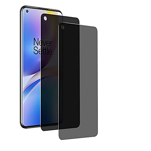 [2 Stück] Privacy Panzerglas Sichtschutzfolie Kompatibel mit Oppo A73 5G, 3D Full Screen Blasenfrei 9H Härte Sichtschutzfolie, MoEvn Anti-Spähen Privatsphäre Schutzfolie für Oppo A73 5G, Schwarz von MoEvn-EU
