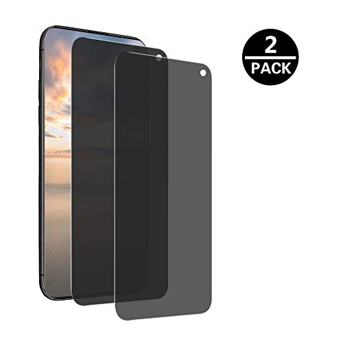 MoEvn Gehärtetes Glas Anti-Spy für Samsung Galaxy S10, 3D Full Screen Privacy Gehärtetes Glas Schutzfolie 9H Gehärtetem Gehärtetes glasfolie 2 Stück Folie Sichtschutz für Samsung Galaxy S10 (6.1") von MoEvn-EU