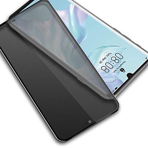 MoEvn Gehärtetes Glas Schutzfolie Privacy für Huawei P30 Lite, Anti-Spy Sichtschutz 3D Full Screen Protector Glass 9H Gehärtetes glasfolie Anti-Kratzer Handy Folie für Huawei P30 Lite (6.15") von MoEvn-EU