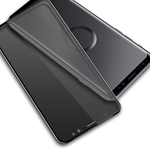 MoEvn Gehärtetes Glas Schutzfolie Privacy für Samsung Galaxy S9, Anti-Spy Sichtschutz 3D Full Screen Protector Glass 9H Gehärtetes glasfolie Anti-Kratzer Handy Folie für Samsung Galaxy S9 (5.8") von MoEvn-EU