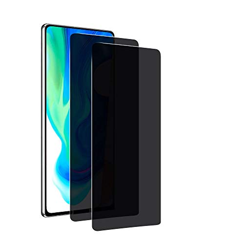 Privacy Panzerglas Sichtschutzfolie Kompatibel mit Xiaomi POCO F2 Pro, [2 Stück] 3D Full Screen Blasenfrei 9H Härte Sichtschutzfolie, MoEvn Anti-Spähen Privatsphäre Schutzfolie für Poco F2 Pro von MoEvn-EU