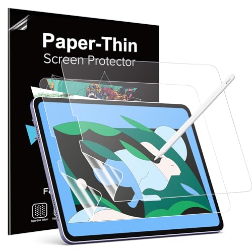 MoKo 2 Stück Paper Folie für iPad Air 5/4 (2022/2020, 10,9 Zoll), iPad Pro 11 (2022/2021/2020/2018), Matte Schutzfolie Paper-Feel Blendfreie Folie, Schreiben und Zeichnen wie auf Papier von MoKo