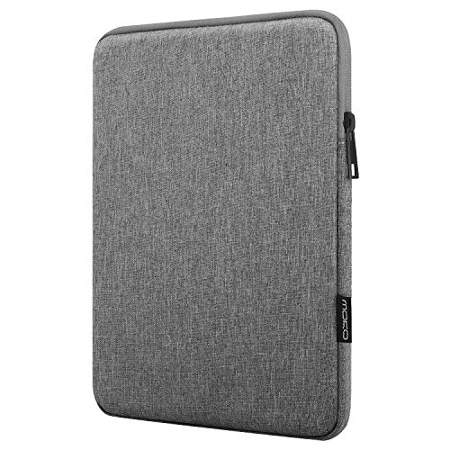 MoKo 7-8 Zoll Tablet Tasche, Polyester Pouch Hülle Kompatibel mit 8,3" iPad Mini A17 Pro 2024, iPad Mini 6/5/4/3/2/1, Samsung Galaxy Tab S2 8,0, Tab A 8,0, ZenPad Z8s 7,9 - Hell Grau von MoKo
