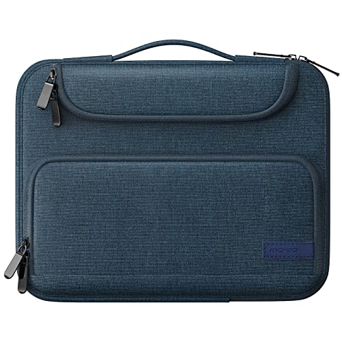 MoKo 9-11" Tablet Tasche, Einziehbar Griff Schutztasche für iPad Pro 11 M2 2022-2018, iPad 10. 10,9 2022, iPad air 5 10,9" 2022, iPad 9/8/7 Gen 10,2, Galaxy Tab S9 11" 2023, Tab S8 11", Indigo von MoKo