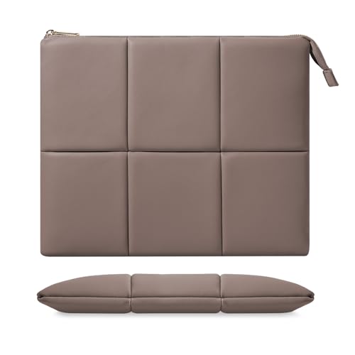 MoKo 9-11 Zoll Tablet Tasche Hülle Kompatibel mit iPad Pro 11 M4 2024, 11 Zoll iPad Air M2 2024, iPad 10th 10,9 2022, Puffy PU Leder Tablet Schutzhülle mit Integriertem Gummiband,Kaffee MoKo 9-11 Zoll Tablet Tasche Hülle Kompatibel mit iPad Pro 11 M4 2024, 11 Zoll iPad Air M2 2024, iPad 10th 10,9 2022, Puffy PU Leder Tablet Schutzhülle mit Integriertem Gummiband,Kaffee von MoKo