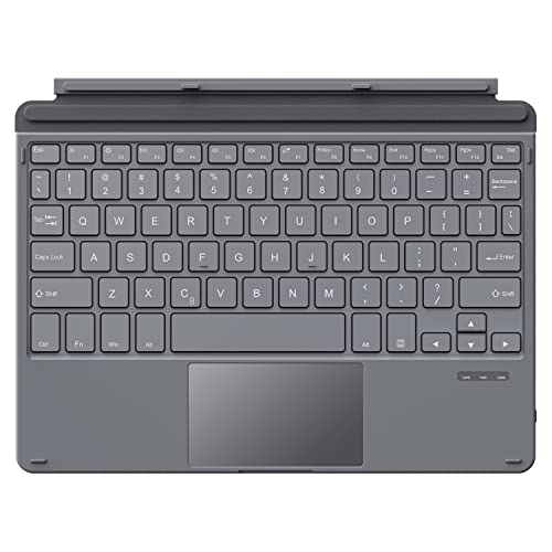 MoKo Bluetooth Tastatur Kompatibel mit Microsoft Surface Go 4 2023 / Go 3 2021 / Go 2 2020 / Go 2018, Drahtlos Bluetooth Tablet Computer Tastatur mit Micro-USB Ladekabel integriertem Akku - Schwarz von MoKo