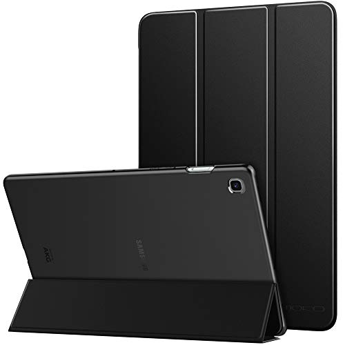MoKo Hülle Kompatibel für Samsung Galaxy Tab S5e 2019, PU Leder Tasche Schutzhülle mit Transluzent Rücken Deckel Auto Schlaf/Wach Funktion Perfekt für Galaxy Tab S5e SM-T720/SM-T725 2019 - Schwarz MoKo Hülle Kompatibel für Samsung Galaxy Tab S5e 2019, PU Leder Tasche Schutzhülle mit Transluzent Rücken Deckel Auto Schlaf/Wach Funktion Perfekt für Galaxy Tab S5e SM-T720/SM-T725 2019 - Schwarz von MoKo