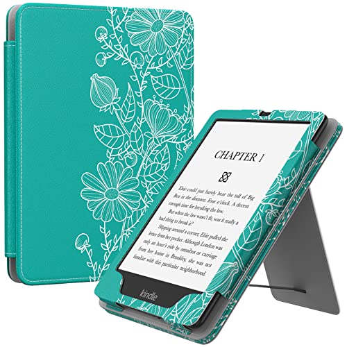 MoKo Hülle Kompatibel mit Kindle Paperwhite 11. Generation 2021, Slim PU Tablet Schutzhülle mit Auto Schlaf/Aufwach Handschlaufe für Kindle Paperwhite 6,8 Zoll, Signature Edition, Linie von MoKo