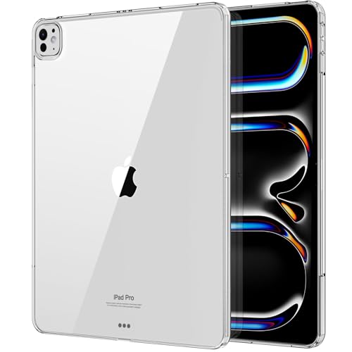 MoKo Kompatibel mit iPad Pro 11 Zoll M4 2024 (5. Generation) - Kratzfeste Klare Schutzhülle mit Stoßfester Schlagfestigkeit, Dünne Hülle Cover für Tablet, Transparent von MoKo