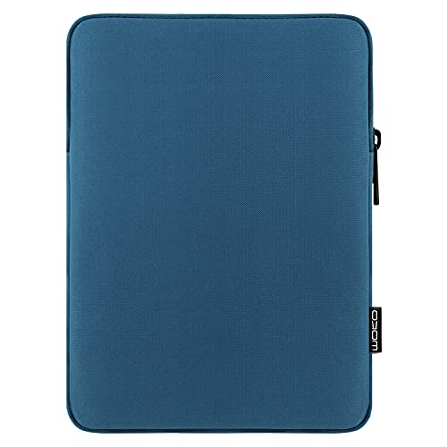 MoKo Hülle Tasche, Sleeve Schutzhülle Polyester Tablet Tasche Kompatibel mit iPad Pro 12.9 M2 2022/iPad Pro 12.9 2021/2020/2018, Surface Pro 12.3", Galaxy S8+12.4" - Pfau Blau von MoKo