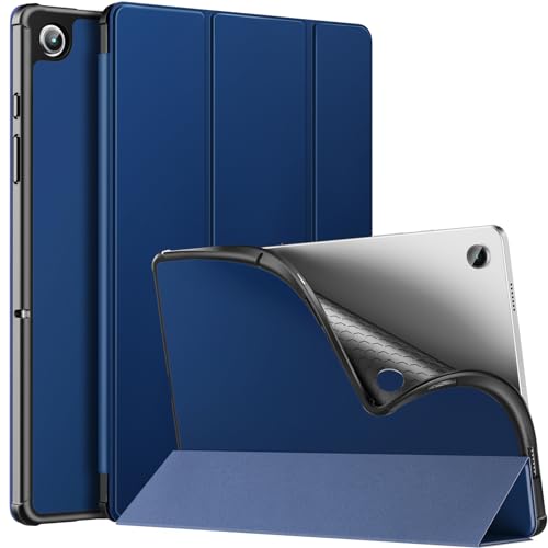 MoKo Hülle für Samsung Galaxy Tab A9+ /A9 Plus 11" 2023 (SM-X210/X216/X218), Dünn Trifold Smart Tablet Ständer Schutzhülle TPU Rückseite für Galaxy Tab A9 Plus, Auto Schlaf/Aufwach, Marineblau von MoKo