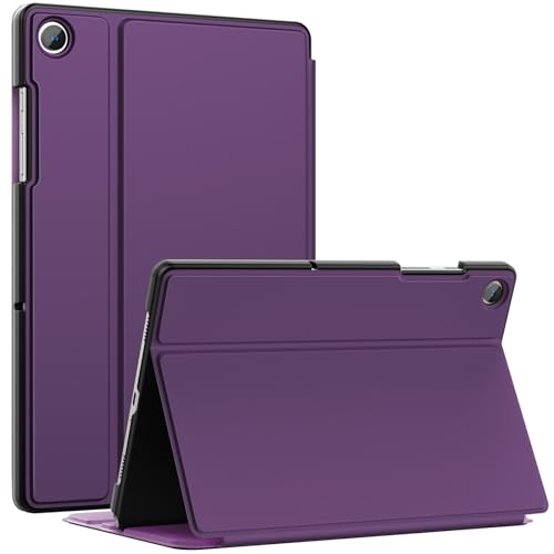 MoKo Hülle für Samsung Galaxy Tab A9 Plus 2023, Mehrwinkelansicht, Schlanke Hartschalen-Schutzhülle mit Auto Aufwach/Schlaf für Samsung Galaxy Tab A9+ 11 Zoll 2023 (SM-X210/SM-X216/SM-X218), Violett von MoKo