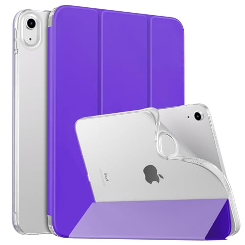 MoKo Hülle für iPad (A16) 11. Generation 11" 2025/10. Gen 10,9" 2022, iPad Hülle TPU Transluzent Matt Rückseite Cover mit Auto Schlaf/Aufwach Tablet Hüllen Schutzhülle mit Ständer, Purpurschwarz MoKo Hülle für iPad (A16) 11. Generation 11" 2025/10. Gen 10,9" 2022, iPad Hülle TPU Transluzent Matt Rückseite Cover mit Auto Schlaf/Aufwach Tablet Hüllen Schutzhülle mit Ständer, Purpurschwarz von MoKo