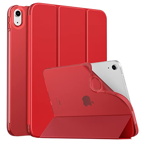 MoKo Hülle für iPad (A16) 11. Generation 11 Zoll 2025/10. Gen 10,9 Zoll 2022,iPad Hülle TPU Transluzent Matt Rückseite Cover mit Auto Schlaf/Aufwach Tablet Hüllen Schutzhülle mit Ständer,Rot MoKo Hülle für iPad (A16) 11. Generation 11 Zoll 2025/10. Gen 10,9 Zoll 2022,iPad Hülle TPU Transluzent Matt Rückseite Cover mit Auto Schlaf/Aufwach Tablet Hüllen Schutzhülle mit Ständer,Rot von MoKo