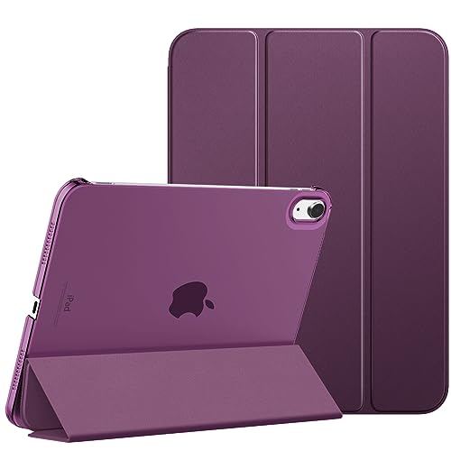 MoKo Hülle für iPad (A16) 11. Generation 11 Zoll 2025, iPad 10. Generation 10,9 Zoll 2022, Schlanke Stand Schutzhülle mit Hart PC Transparent Rückseite, Purpurschwarz MoKo Hülle für iPad (A16) 11. Generation 11 Zoll 2025, iPad 10. Generation 10,9 Zoll 2022, Schlanke Stand Schutzhülle mit Hart PC Transparent Rückseite, Purpurschwarz von MoKo