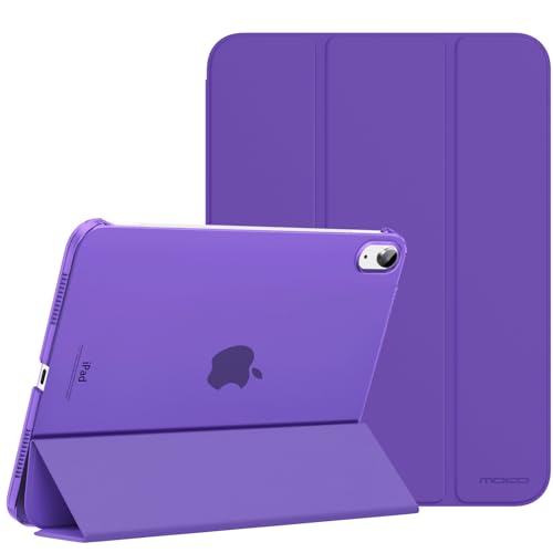 MoKo Hülle für iPad (A16) 11. Generation 11 Zoll 2025, iPad 10. Generation 10,9 Zoll 2022, Schlanke Stand Schutzhülle mit Hart PC Transparent Rückseite, Purpurschwarz MoKo Hülle für iPad (A16) 11. Generation 11 Zoll 2025, iPad 10. Generation 10,9 Zoll 2022, Schlanke Stand Schutzhülle mit Hart PC Transparent Rückseite, Purpurschwarz von MoKo